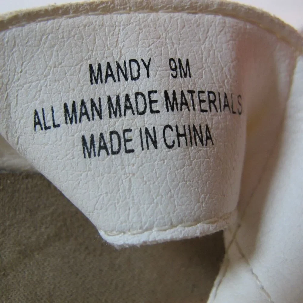 Cushionaire Mandy Elastic White Sandals Woman's Size 9 Summer‎ Comfort